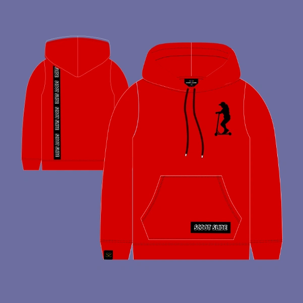 Bluza Scoot Slide - czerwona