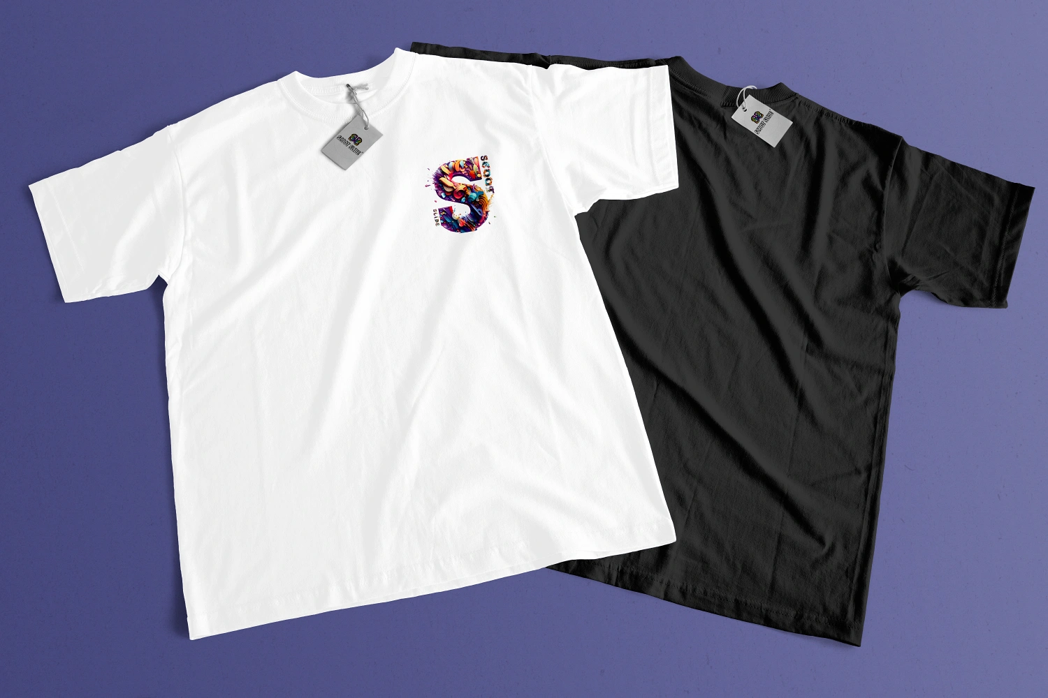 Koszulki Scoot Slide dwie front i tył - wzór 4