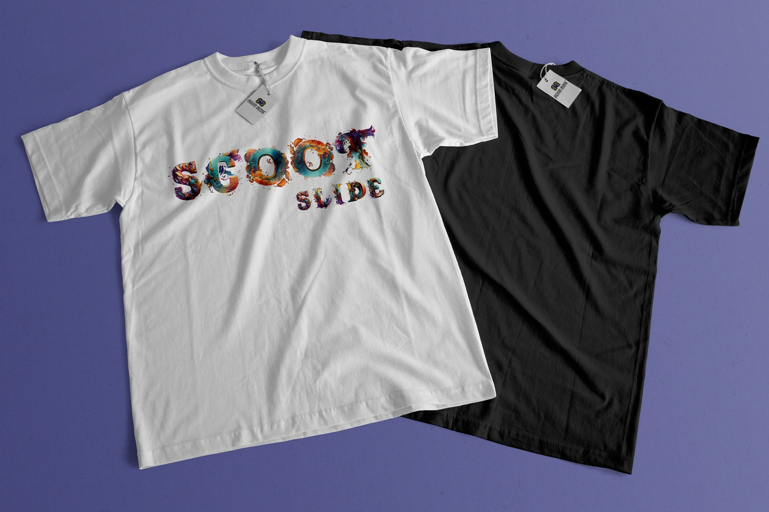 Koszulki Scoot Slide dwie front i tył - wzór 5