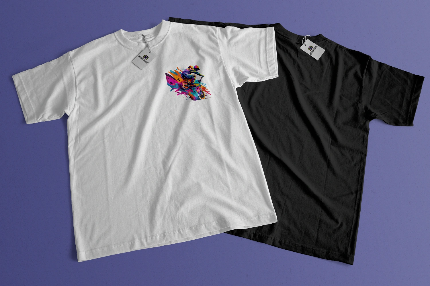 Koszulki Scoot Slide dwie front i tył - wzór 8