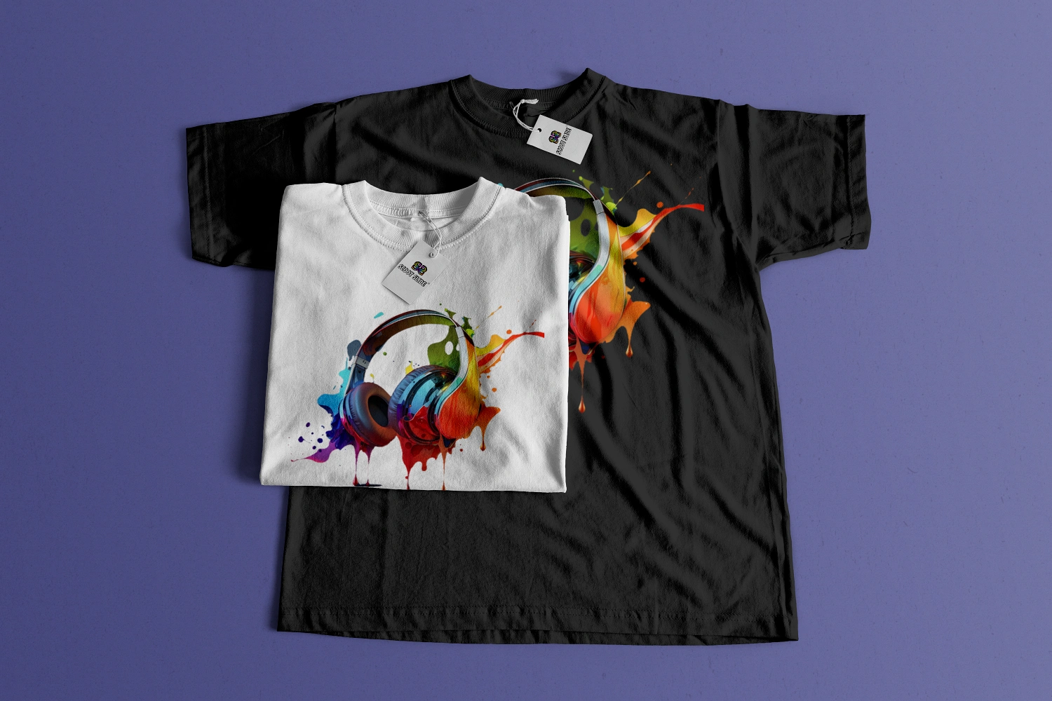 Koszulki Scoot Slide front cała i złożona - wzór 12