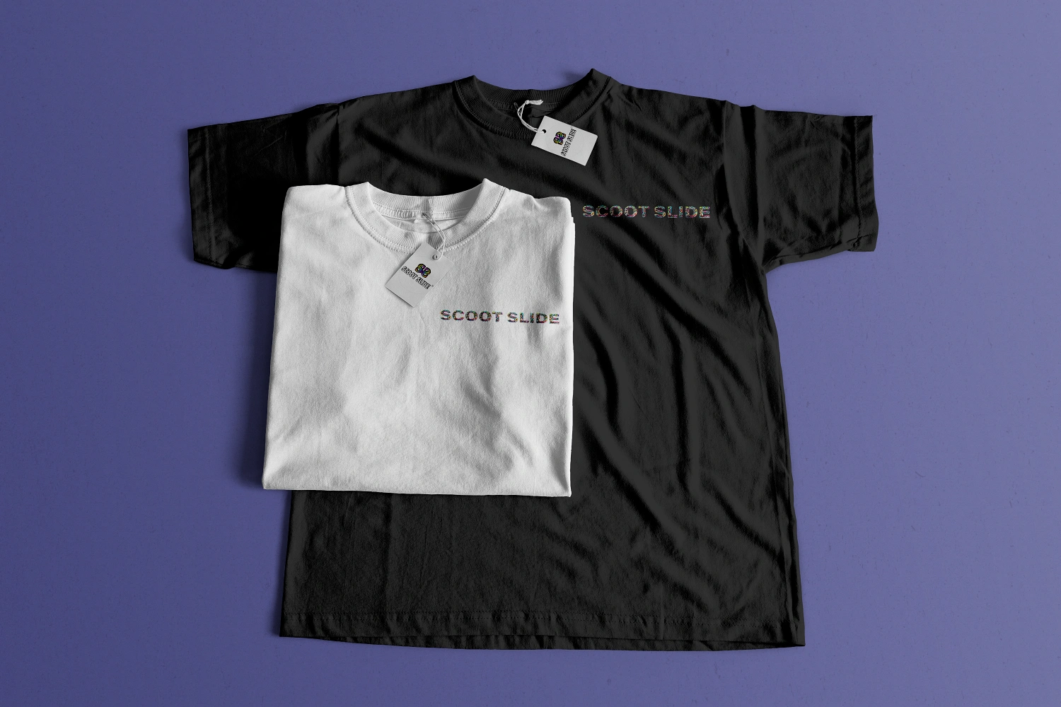 Koszulki Scoot Slide front cała i złożona - wzór 2