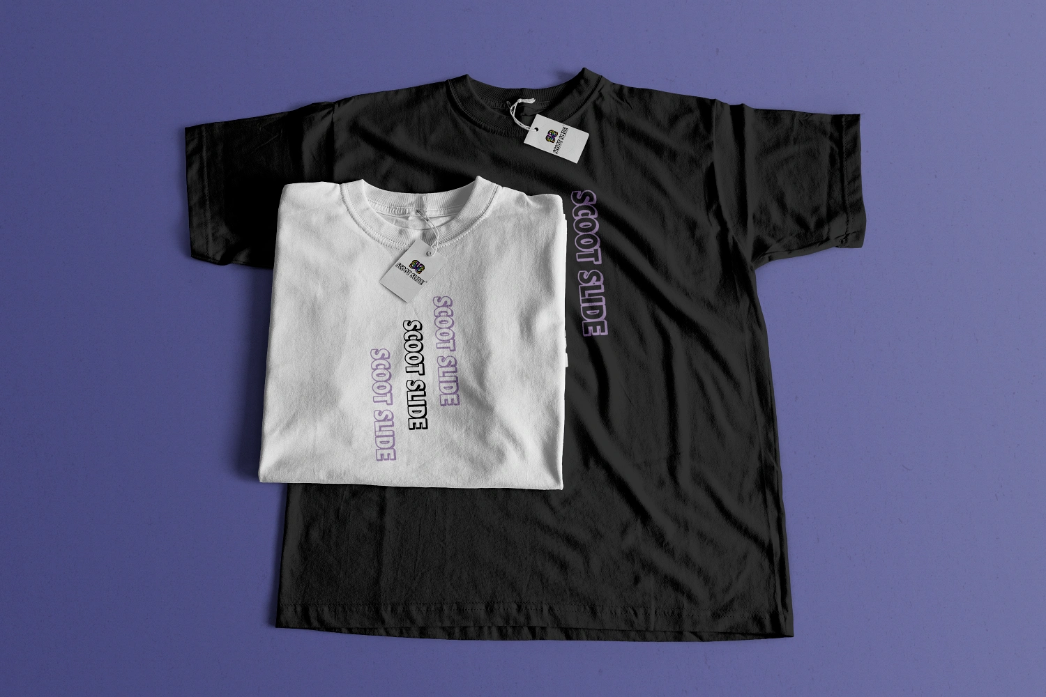 Koszulki Scoot Slide front cała i złożona - wzór 9