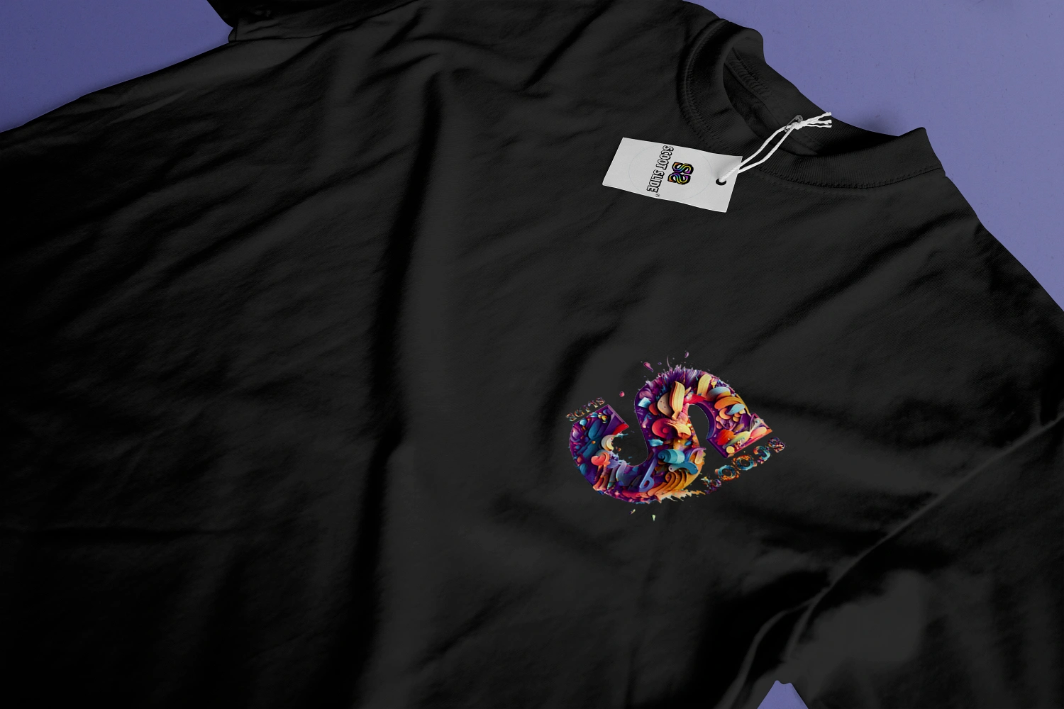 Koszulki Scoot Slide front duże black - wzór 4