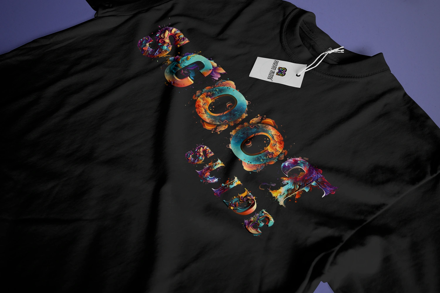 Koszulki Scoot Slide front duże black - wzór 5