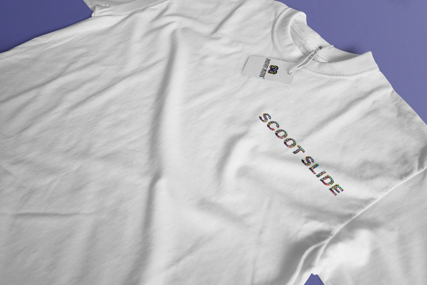 Koszulki Scoot Slide front duże white - wzór 2