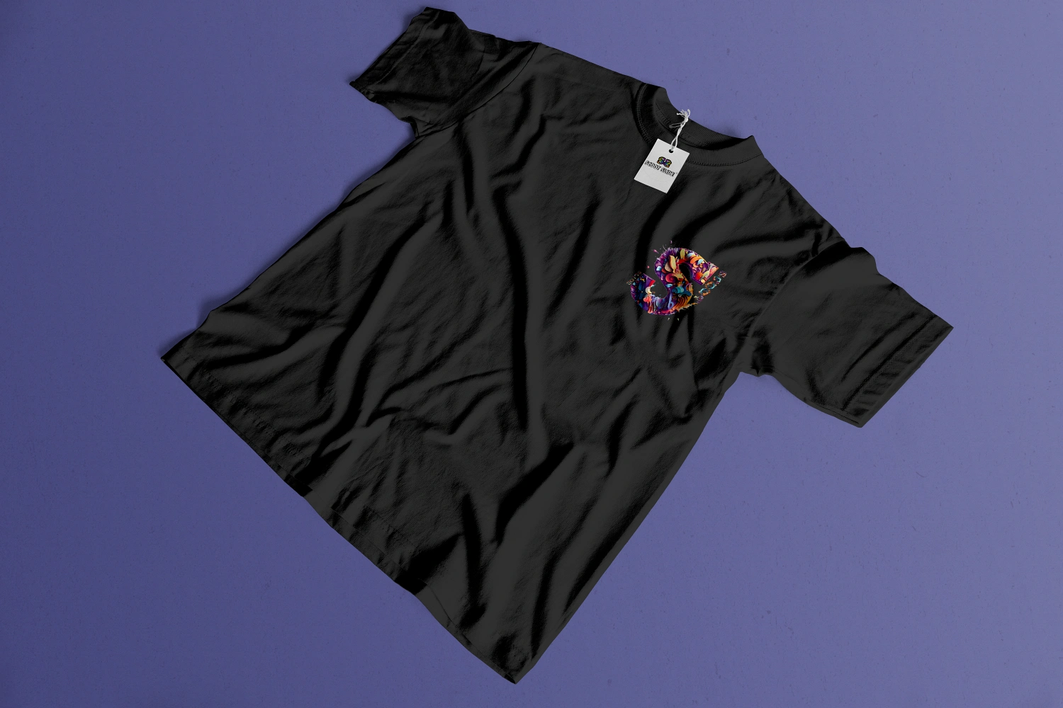 Koszulki Scoot Slide front ukośnie black - wzór 4