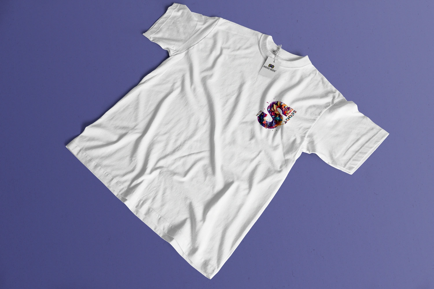 Koszulki Scoot Slide front ukośnie white - wzór 4