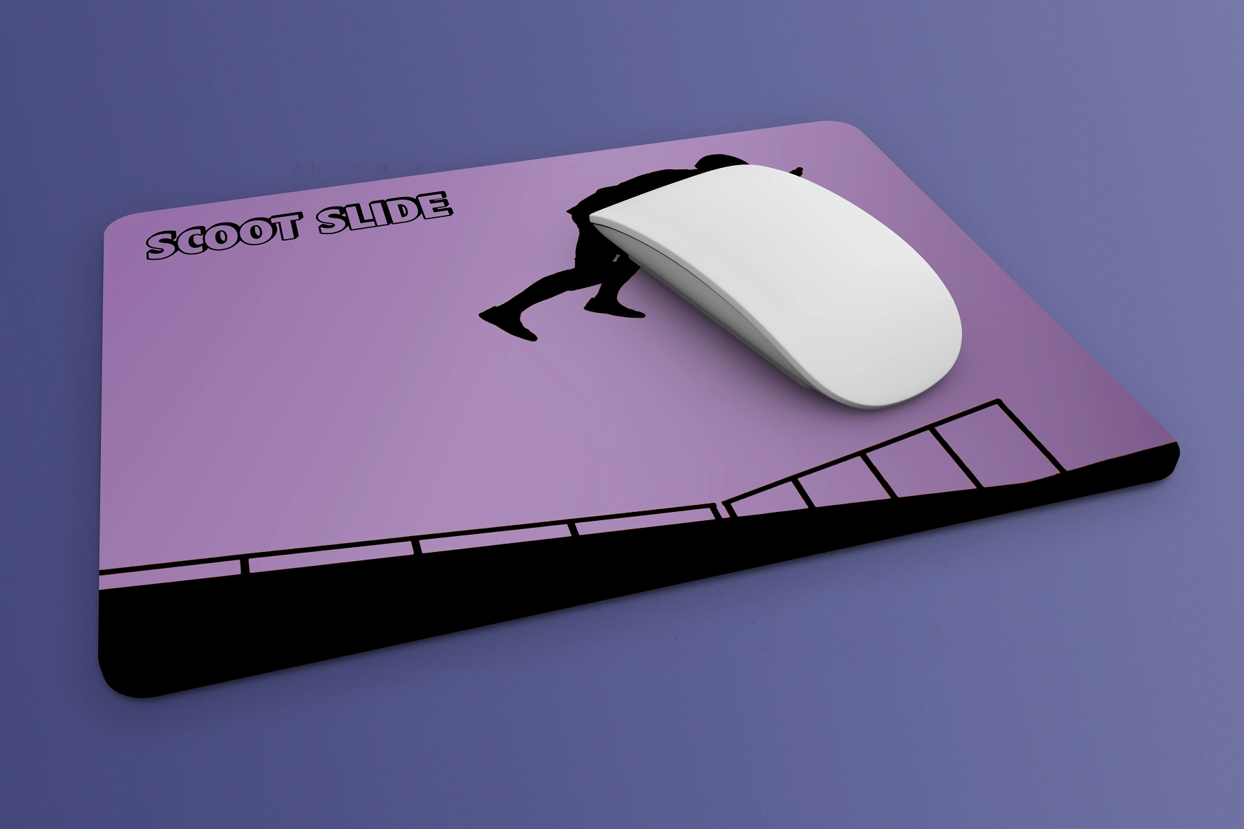 Podkładka pod myszkę - Scoot Slide fiolet 1.8