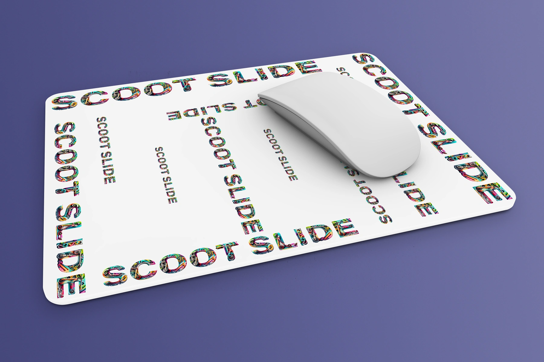Podkładka pod myszkę - Scoot Slide white 1.10