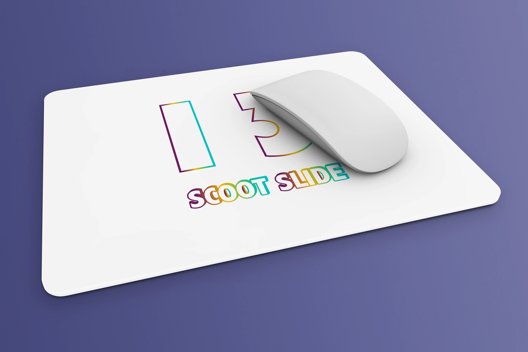Podkładka pod myszkę - Scoot Slide white 1.13
