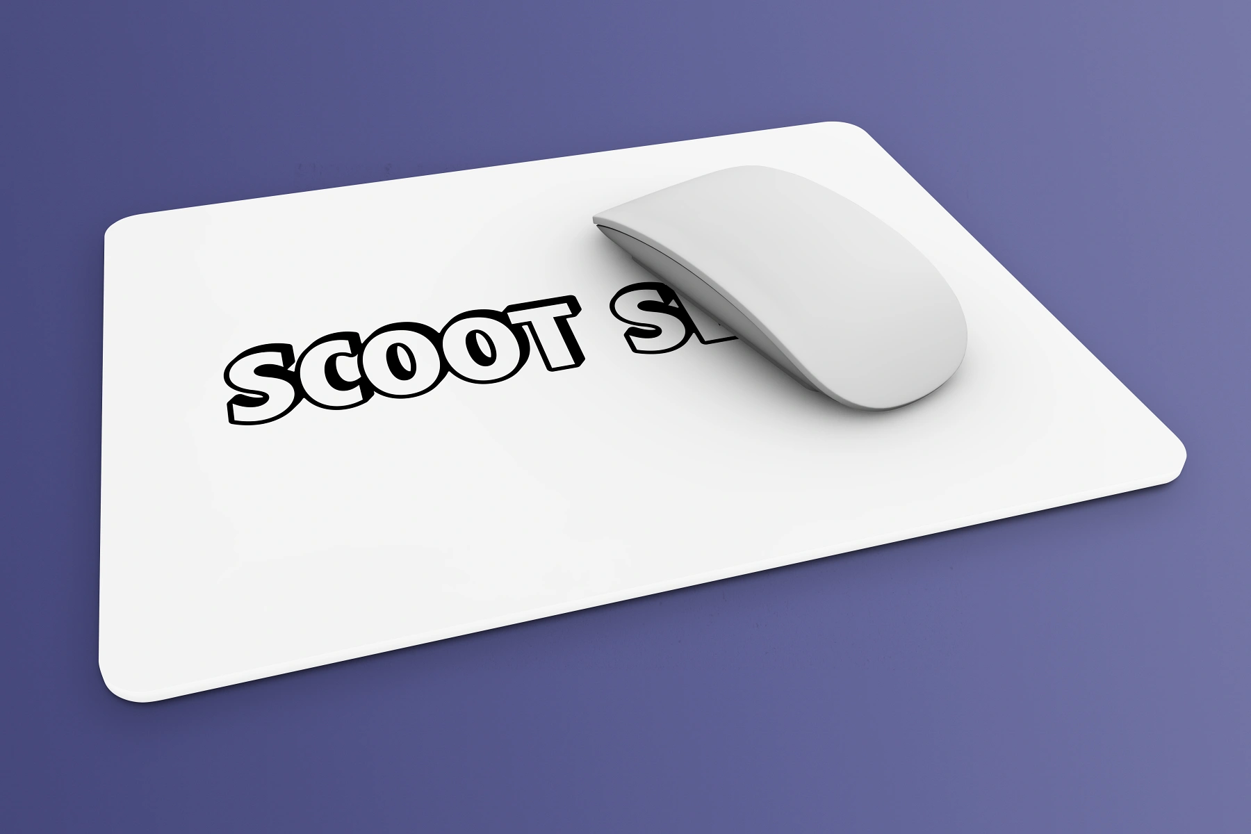 Podkładka pod myszkę - Scoot Slide white 1.2