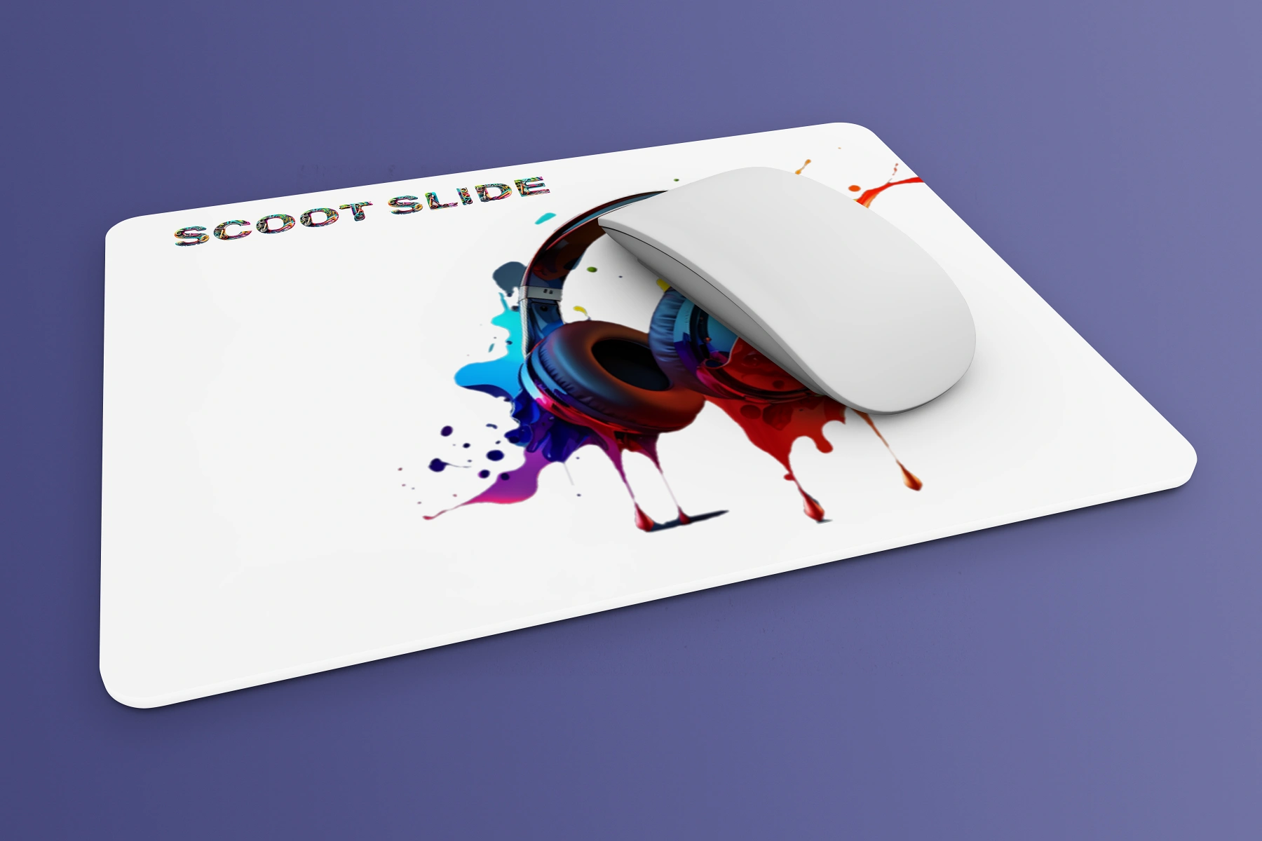 Podkładka pod myszkę - Scoot Slide white 1.7