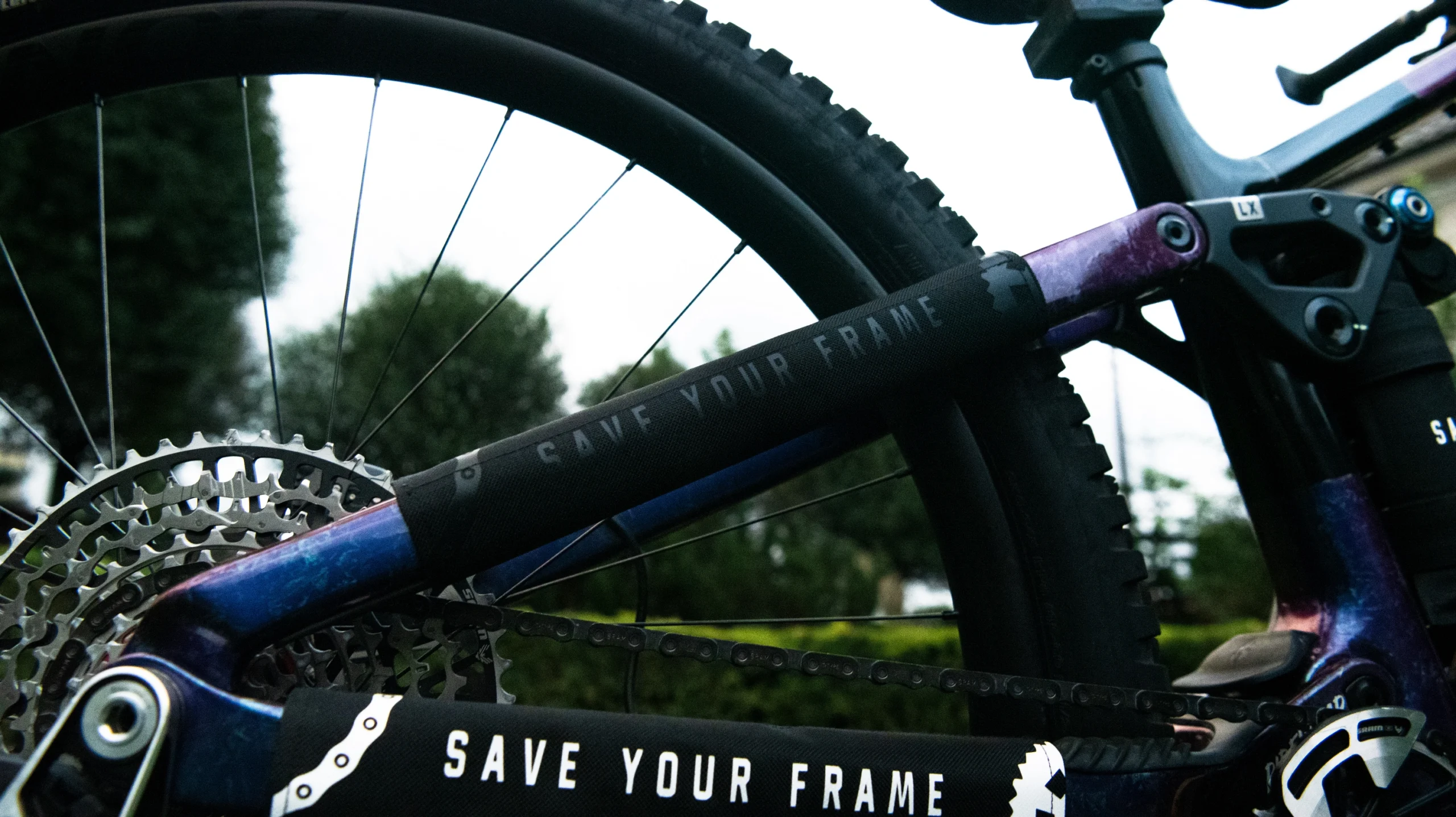 Save Your Frame - osłona na ramę. – osłona ramy roweru MTB/DH przed uderzeniami łańcucha, widok produktu 5