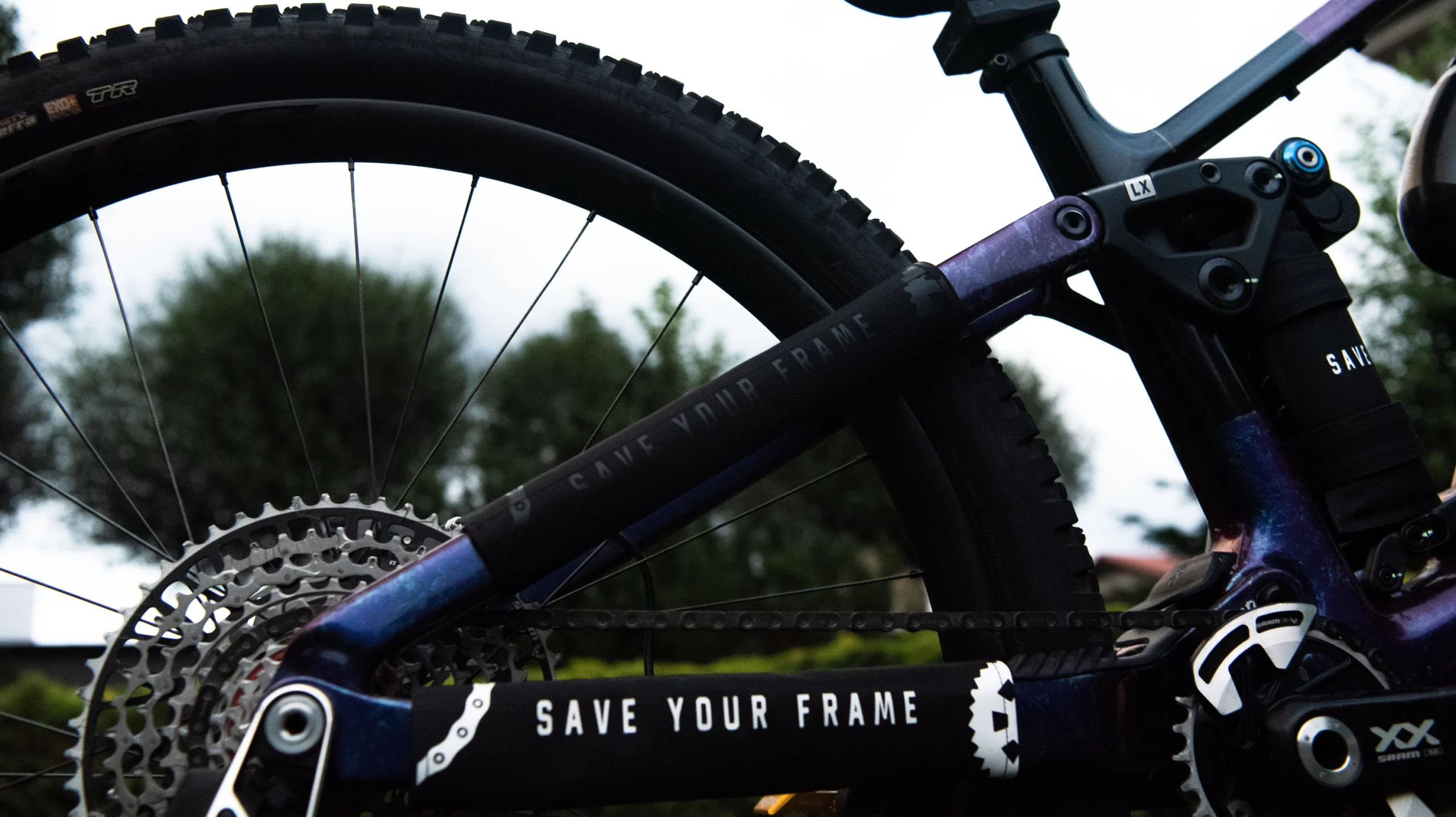 Save Your Frame - osłona na ramę. – osłona ramy roweru MTB/DH przed uderzeniami łańcucha, widok produktu 9