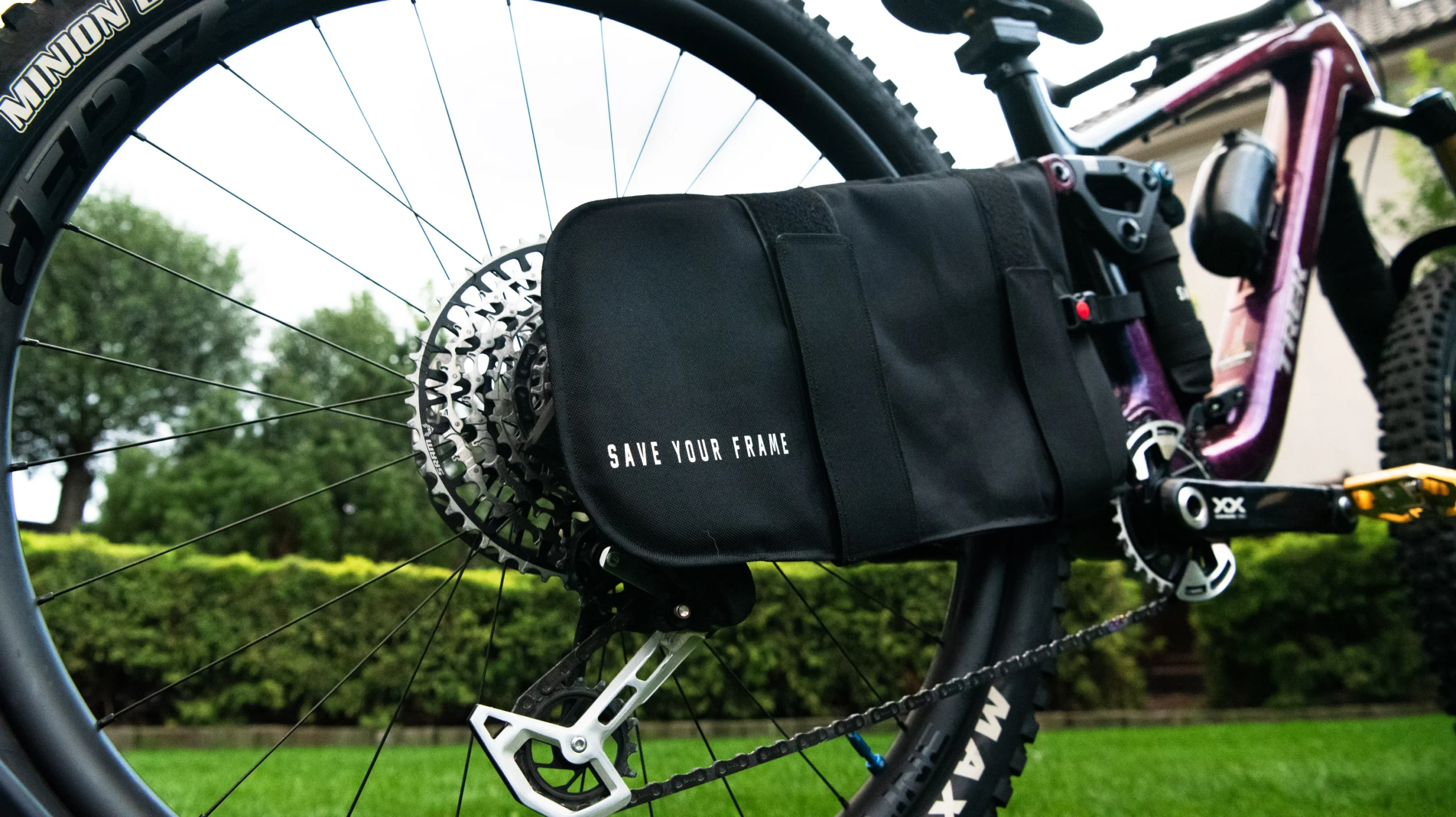 DUET XL - Fork i Frame. – zestaw osłon transportowych roweru MTB/DH, widok produktu 4